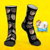 Picture of Custom Face Socks - Love Daddy - Personalized Funny Photo Face Socks for Men & Women - Best Gift for Family