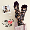 Picture of Custom Face Socks - Best Dad Ever - Personalized Funny Photo Face Socks for Men & Women - Best Gift for Family