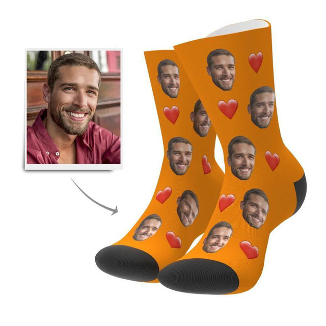 Picture of Custom Face Socks For Gift - Colorful - Personalized Funny Photo Face Socks for Men & Women - Best Gift for Family