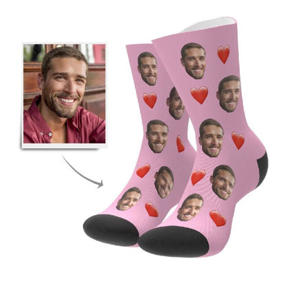 Picture of Custom Face Socks For Gift - Colorful - Personalized Funny Photo Face Socks for Men & Women - Best Gift for Family
