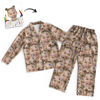 Picture of Customized Colorful Multi-face Pajamas - Personalized Face Copy Unisex Pajamas - Best Gift For Family, Friend