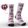 Picture of Custom Face Socks For Best Friends Photo Socks - Personalized Funny Photo Face Socks for Men & Women - Best Gift for Family