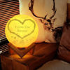 Picture of Personalized 3D Moon Lamp with Touch Control Big Heart Shape (10cm-20cm) | Customized Moon Lamp With Photo & Text | Best Gifts Idea for  Birthday, Thanksgiving, Christmas etc.