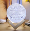 Picture of Personalized 3D Moon Lamp with Touch Control Touching Words for Mom (10cm-20cm) | Customized Moon Lamp With Photo & Text | Best Gifts Idea for  Birthday, Thanksgiving, Christmas etc.