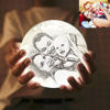 Picture of Magic 3D Personalized Photo Moon Lamp with Touch Control for Loving Family (10cm-20cm) | Customized Moon Lamp With Photo & Text | Best Gifts Idea for  Birthday, Thanksgiving, Christmas etc.