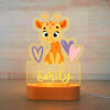 Picture of Custom Name Night Light for Kids | Personalized Cartoon Heart Giraffe Night Light with LED Lighting for Children | Personalized It With Your Kid's Name | Best Gifts Idea for Birthday, Thanksgiving, Christmas etc.