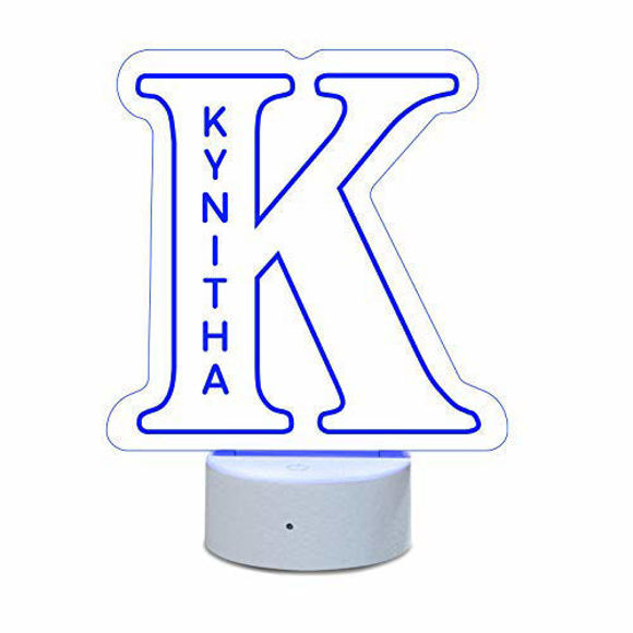 Picture of Custom Name Night Light With Colorful LED Lighting | Multicolor Letter Night Light With Personalized Name | Best Gifts Idea for Birthday, Thanksgiving, Christmas etc.