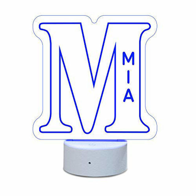 Picture of Custom Name Night Light With Colorful LED Lighting | Multicolor Letter Night Light With Personalized Name | Best Gifts Idea for Birthday, Thanksgiving, Christmas etc.