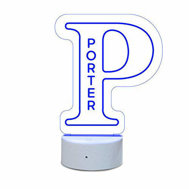 Picture of Custom Name Night Light With Colorful LED Lighting | Multicolor Letter Night Light With Personalized Name | Best Gifts Idea for Birthday, Thanksgiving, Christmas etc.