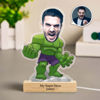 Picture of Custom Hulk Night Light | Personalized Face Night Light Superhero Gifts | Best Gifts Idea for Birthday, Thanksgiving, Christmas etc.