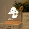 Picture of Mushroom Night Light | Personalized It With Your Kid's Name | Best Gifts Idea for Birthday, Thanksgiving, Christmas etc.