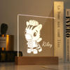 Picture of Zebra Night Light | Personalized It With Your Kid's Name | Best Gifts Idea for Birthday, Thanksgiving, Christmas etc.