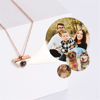Picture of Custom Projection Photo Necklace Delicate Wedding Jewelry  - Customize With Any Photo | Custom Photo Necklace in Copper