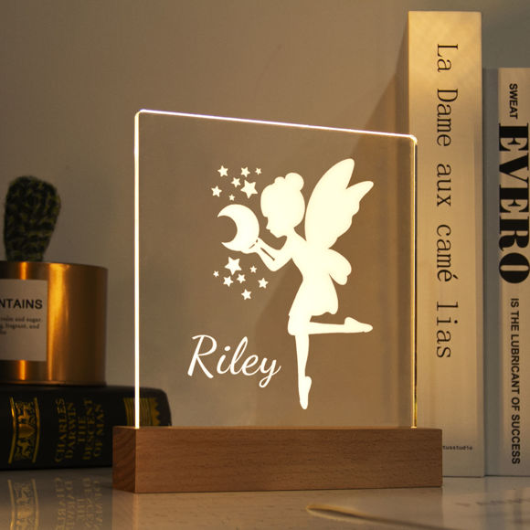 Picture of Wishing Elf Night Light | Personalized It With Your Kid's Name | Best Gifts Idea for Birthday, Thanksgiving, Christmas etc.