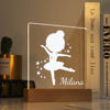 Picture of Ballerina Night Light | Personalized It With Your Kid's Name | Best Gifts Idea for Birthday, Thanksgiving, Christmas etc.