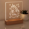 Picture of Heart Unicorn Night Light | Personalized It With Your Kid's Name | Best Gifts Idea for Birthday, Thanksgiving, Christmas etc.