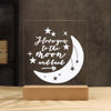 Picture of Love You To The Moon and Back Night Light | Best Gifts Idea for Birthday, Thanksgiving, Christmas etc.