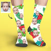 Picture of Custom Socks Personalized Socks Personalized Summer Watermelon Socks - Personalized Funny Photo Face Socks for Men & Women - Best Gift for Family