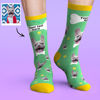 Picture of Custom Face Socks Colorful Candy Series Soft And Comfortable Dog Socks - Personalized Funny Photo Face Socks for Men & Women - Best Gift for Family
