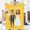 Picture of Personalized Photo Blankets | Custom Photo Blanket | Wedding Gifts | Valentine's Day Gifts | Best Gifts Idea for Birthday, Thanksgiving, Christmas etc.