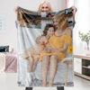 Picture of Photo Blankets | Custom Gift | Personalized Blanket | Custom Memorial Blankets For Mother's Day Gift | Best Gifts Idea for Birthday, Thanksgiving, Christmas etc.