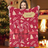 Picture of Custom Christmas Blankets | The Warmest Christmas Gifts | Best Gifts Idea for Birthday, Thanksgiving etc.