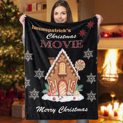 Picture of Personalized Name Blanket | Christmas Exclusive Gift | Best Gifts Idea for Birthday, Thanksgiving etc.