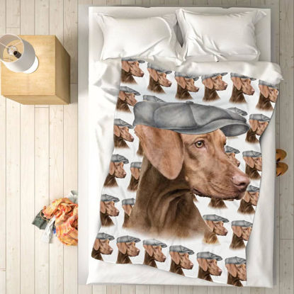 Picture of Custom Photo Pet Blanket | Pet Fleece Blanket for Your Pet | Best Gifts Idea for Birthday, Thanksgiving, Christmas etc.