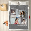 Picture of Custom Four-Picture Stitching Children's Blanket | Best Gifts Idea for Birthday, Thanksgiving, Christmas etc.