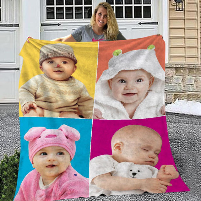 Picture of Custom Photo Blanket | Custom Collage Blankets With Picture | Family Memorial Picture Blanket | Best Gifts Idea for Birthday, Thanksgiving, Christmas etc. Custom Photo Blanket | Custom Collage Blankets With Picture | Family Memorial Picture Blanket | Best Gifts Idea for Birthday, Thanksgiving, Christmas etc.