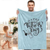 Picture of Custom Blankets | The Best Gift For Father's | Best Gifts Idea for Birthday, Thanksgiving, Christmas etc.