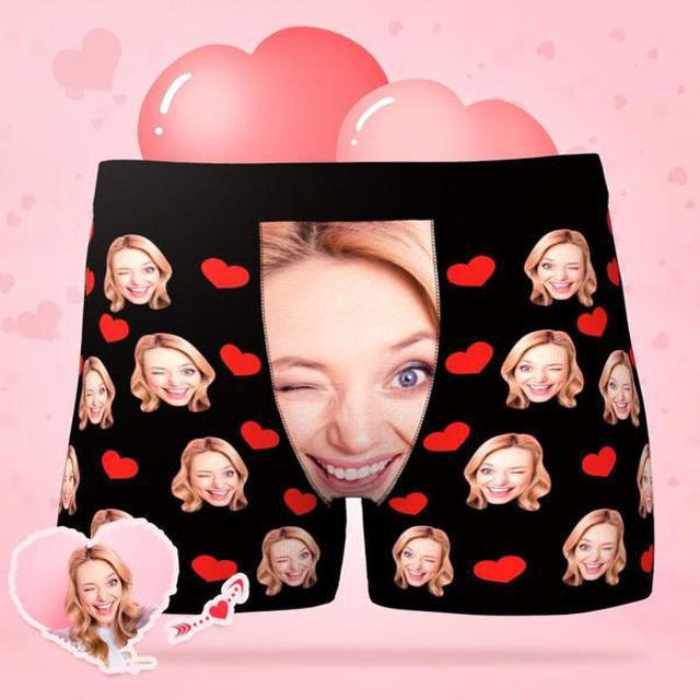 Picture of Personalized Funny Photo Face Underwear for Men - Best Gift for Him