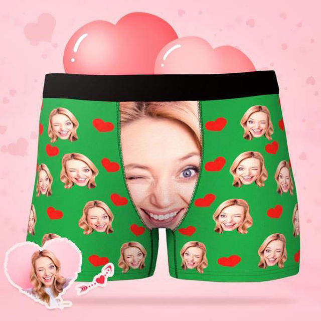 Picture of Personalized Funny Photo Face Underwear for Men - Best Gift for Him