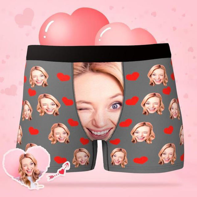 Picture of Personalized Funny Photo Face Underwear for Men - Best Gift for Him