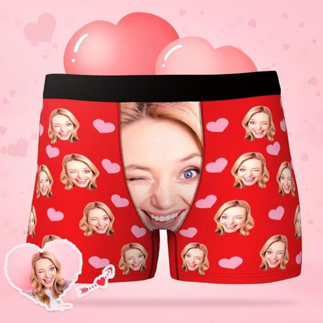 Picture of Personalized Funny Photo Face Underwear for Men - Best Gift for Him