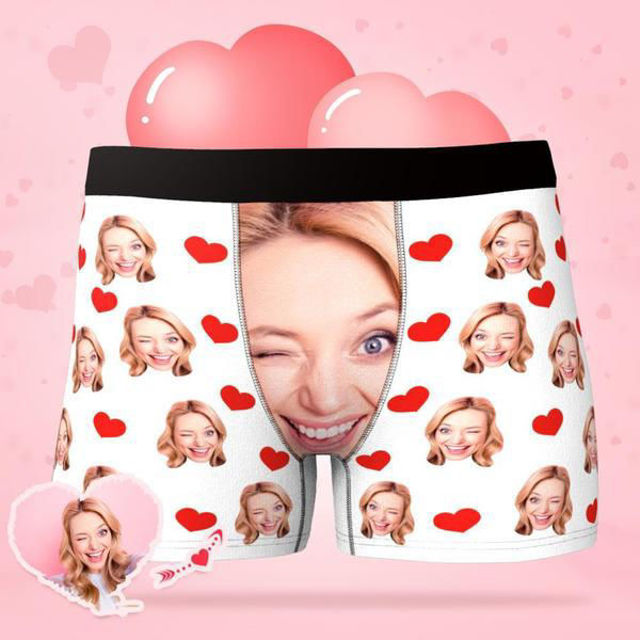 Picture of Personalized Funny Photo Face Underwear for Men - Best Gift for Him