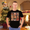 Picture of Custom Photo Short Sleeve T-shirt - Custom Photo Engraved Christmas T-shirt To Your Family Gift