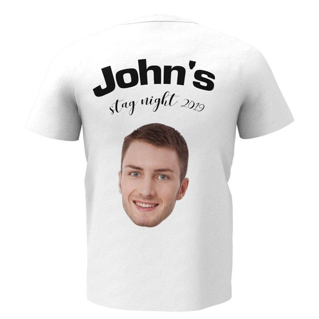 Picture of Custom Photo Short Sleeve T-shirt - Custom Stay Night Avatar T-Shirts Personalized Picture And Name And Year