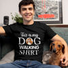 Picture of Custom Photo Short Sleeve T-shirt - This Is My Dog Walking Shirt Pet Lovers T-shirt