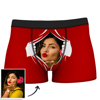 Picture of Custom Face Mash Boxer Shorts With Photo Face - Personalized Funny Photo Face Underwear for Men - Best Gift for Him
