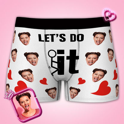 Picture of Custom Funny Men's Boxer Briefs -  Personalized Funny Photo Face Underwear for Men - Best Gift for Him