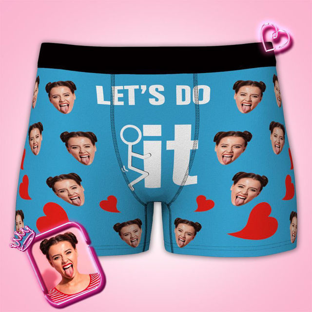 Picture of Custom Funny Men's Boxer Briefs -  Personalized Funny Photo Face Underwear for Men - Best Gift for Him