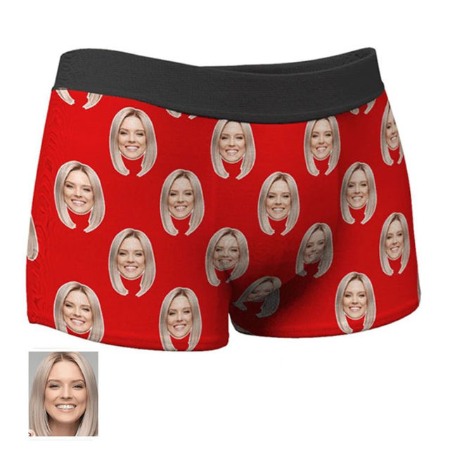 Picture of Custom Corlorful Men's Boxer Briefs For Gifts -  Personalized Funny Photo Face Underwear for Men - Best Gift for Him