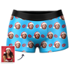 Picture of Custom Kiss Boxer Shorts For Your Favorite -  Personalized Funny Photo Face Underwear for Men - Best Gift for Him
