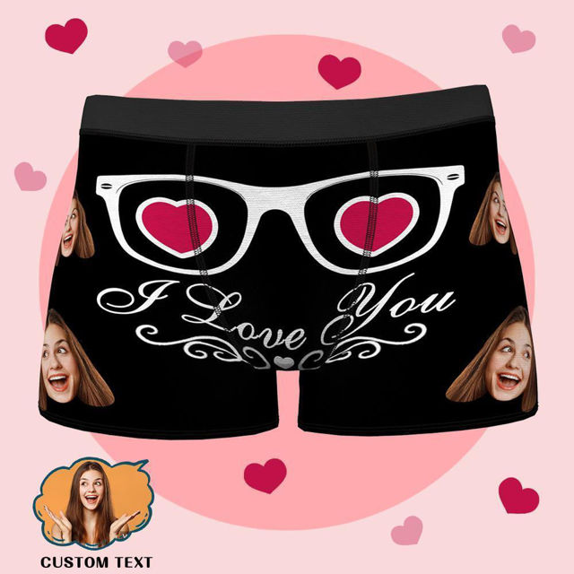 Picture of Custom Men's Funny Boxer Briefs For Gifts -  Personalized Funny Photo Face Underwear for Men - Best Gift for Him