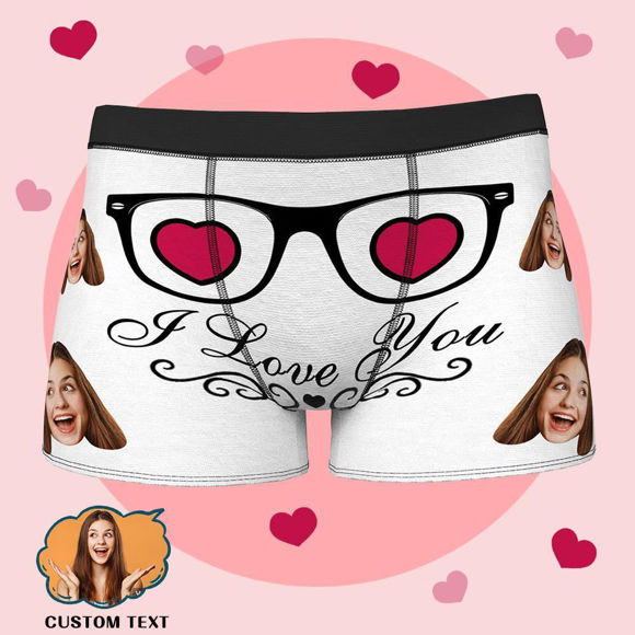 Picture of Custom Men's Funny Boxer Briefs For Gifts -  Personalized Funny Photo Face Underwear for Men - Best Gift for Him