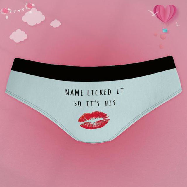 Picture of Custom Name Panty Gifts for Women - Personalized Funny Photo Face Underwear for Women - Best Gift for Her