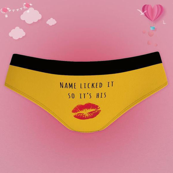 Picture of Custom Name Panty Gifts for Women - Personalized Funny Photo Face Underwear for Women - Best Gift for Her