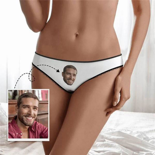 Picture of Custom Ladies Panties Sexy - Personalized Funny Photo Face Underwear for Women - Best Gift for Her