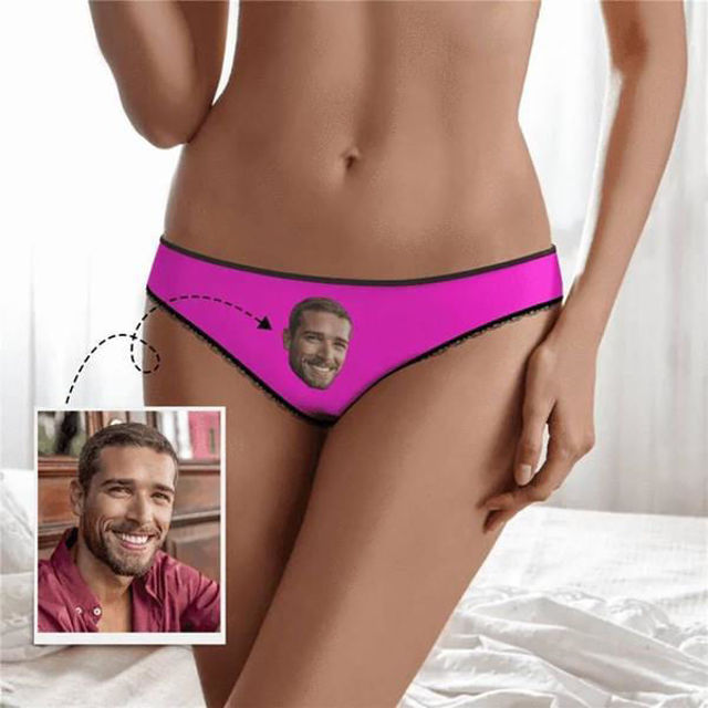 Picture of Custom Ladies Panties Sexy - Personalized Funny Photo Face Underwear for Women - Best Gift for Her